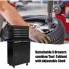 5-Drawer Rolling Tool Chest, Heavy-Duty Mobile Storage Cabinet with Wheels, Adjustable Shelf & Lockable Drawers, for Garage Workshop Organization - 4 of 4