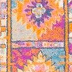 orange/fuchsia