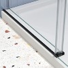 NicBex Shower Door 56-60" Wx74"H Sliding Shower Door with 5/16" (8mm) Tempered Glass with Soft Cose System - 2 of 4