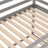 Sapphtopaz Space-Saving Bunk Bed with Slide and Ladder, Simple House Bed Frame with Guardrails for Bedroom, Kids Room - 4 of 4