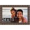 PosterPalooza | 24x15 Modern Bamboo Picture Frame, UV Acrylic, 5 Finishes - 2 of 4