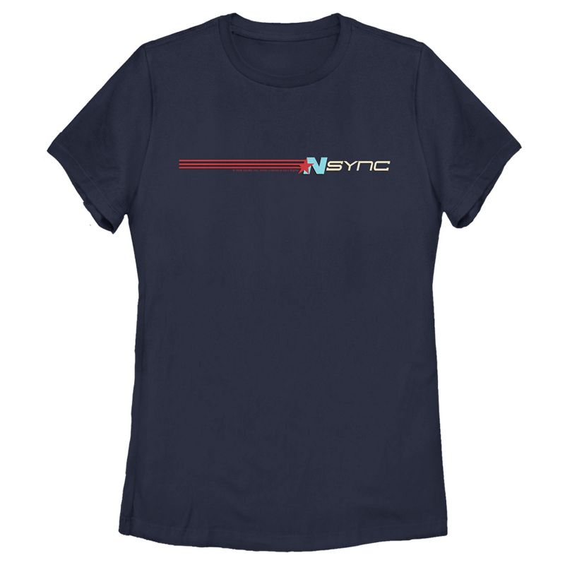 Women's NSYNC Retro Band Stripe T-Shirt, 1 of 5