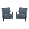 CAVINAS 26.38" Modern Upholstered Lounge Chair with Metal Legs, Accent Armchair for Living Room, Bedroom, Office - 4 of 4