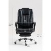 Reclining Massage Office Chair with Heat and Footrest High Back for Home or Work Office Use-3irtyhousy - 4 of 4