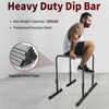 Belatt Pull-Up Bar, Adjustable Power Parallel Bars, Home Gym Strength Training Equipment with Removable Bench, 550-lb Capacity, Steel Frame, Black - 3 of 4