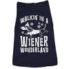 Dog Shirt Walkin In A Wiener Wonderland Tee Funny Christmas Puppy Shirt - Crazy Dog Dog Shirt - 3 of 4