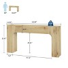63 Inch Farmhouse Console Table Narrow Wood Entryway Sofa Table Behind Couch Slim Rustic Hallway Furniture for Living Rooms Foyers and Apartments - 2 of 4