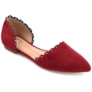 Journee Collection Womens Jezlin Slip On Almond Toe Ballet Flats - 1 of 4