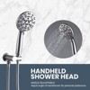 WOWOW  9-Spray Patterns with 1.8 GPM 10 in. Wall Mount Rain Fixed Shower Heads in - 3 of 4