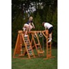 Chestnut - Outdoor and Indoor 8-in-1 Jungle Gym for Toddlers Playset Large - 2 of 4