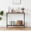 WhizMax Minimalist Console Table, Space-Saving, MDF + Metal - 4 of 4