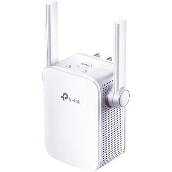 TP-Link N300 WiFi Extender (RE105) WiFi Extenders Signal Booster for Home Single Band WiFi Range 2.4Ghz White Manufacturer Refurbished