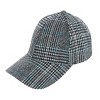 David & Young Women's Menswear Houndstooth Plaid Baseball Cap - 2 of 4