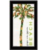 HomeRoots Beach Take Me There Black Framed Print Wall Art - 4 of 4