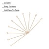 Unique Bargains DIY Craft Necklaces Bracelets Earrings Jewelry Making Iron 21 Gauge Eye Pins 500 Pcs - 4 of 4