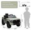Acekool 12V Licensed Toyota Ride-On Truck with Remote, Music, LED Lights & Suspension - 2 of 4