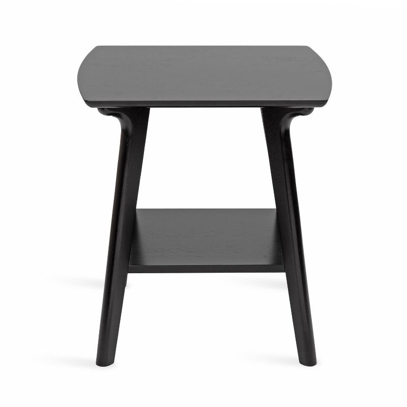 Kate and Laurel Louen Wood Side Table, 22x20x24, Black, 6 of 13