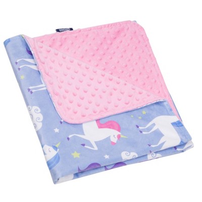 50x60 La Kids' Unicorn Utopia Ultra Soft Plush Throw Blanket Pink - Laura  Ashley : Target