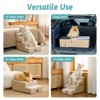 Cozy Kiss Modular Foam Pet Stairs, Portable Dog Steps for Couch and Bed with Removable Design - 4 of 4