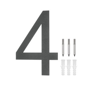 Unique Bargains 304 Stainless Steel Durable Waterproof House Numbers 1 Pc - 1 of 4