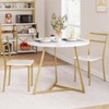 Dining Table Set for 2, Kitchen Table & Chair Sets for 2, Round Kitchen Table for Small Space, Apartment, Breakfast Nook - 4 of 4