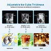 High-Volume Automatic Ice Maker, 130LBS Daily Production, Perfect for Fast Food Shop Coffee Store - 2 of 4