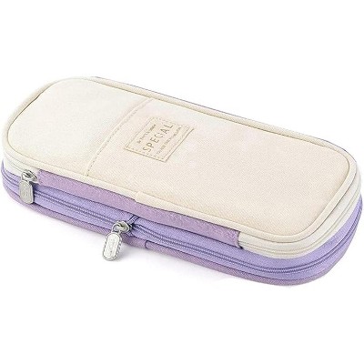 Fmeida Large Storage Pencil Case Pen Bag with Zipper Big Capacity Pouch Organizer for Office Travel Holder Box