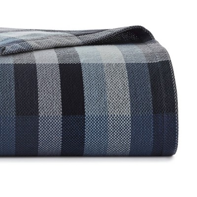 King Size Windsor Blue Cotton Reversible Blanket
