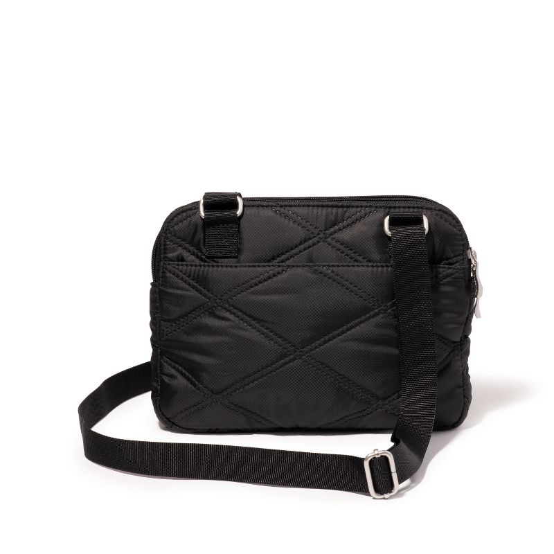 baggallini Quilted Double Zip Anytime Crossbody, 3 of 6