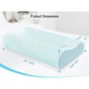 LISM Ergonomic Cervical Neck Pillow,Memory Foam Bed Pillow for Side Back Stomach Sleepers - 2 of 4