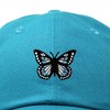 Dalix Butterfly Embroidered Cap Cotton Baseball Hat Garden Womens - 2 of 4