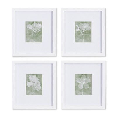 Plum & Post Translucent Floral Petite Prints, Set Of 4