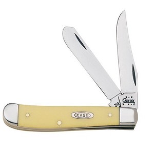 Case Mini Trapper Yellow Carbon Steel 3.5 in. Pocket Knife - 1 of 1