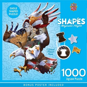 MasterPieces 1000 Piece Jigsaw Puzzle - Majestic Flight - 23.5"x32.2" - 1 of 4