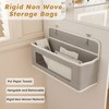 LIVAREEmlen Vanity Table with Lights for Women & Girls - 3-Color Adjustable Light Strips, 2 Large Drawers, Hair Dryer Stand & Non-Woven Storage Bag - 4 of 4