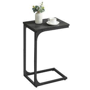 VASAGLE C-Shaped End Table, Small Side Table for Couch, Sofa Table with Metal Frame for Living Room, Bedroom, Bedside - 1 of 4