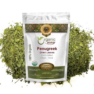 Organic Fenugreek Dried Leaves Kasuri Methi 4 Oz - 1 of 4