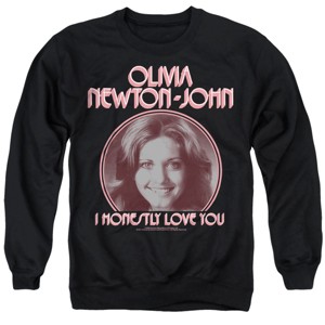 Olivia Newtonjohn I Honestly Love You Adult Crewneck Sweatshirt - 1 of 4
