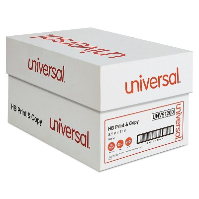 Universal Copy Paper 92 Brightness 20lb 11 x 17 White 2500 Sheets/Carton 28110