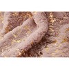 NicBex Luxury Chinchilla Faux Fur Gilded Throw Blanket for Bed Chair Sofa - 4 of 4