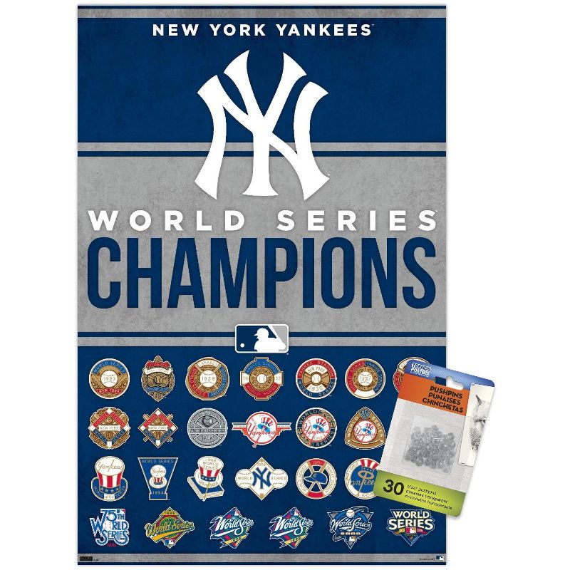 Trends International MLB New York Yankees - Champions 23 Unframed Wall Poster Prints, 1 of 7