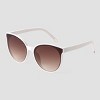 Women's Round Sunglasses - Universal Thread™ Off White - image 2 of 2