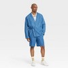 Houston White Adult Kimono Wrap Jacket - Blue - 3 of 3