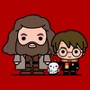 Men's Harry Potter Hagrid & Hedwig Kawaii Cuties T-Shirt - 2 of 4