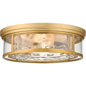 Clarion 4-Light Flush Mount Light - Dimmable Glass Shade, 20.75" for Any Room - 1 of 4