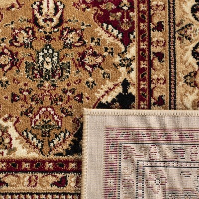 Lyndhurst 6' x 6' Square Multi/Black Synthetic Area Rug