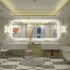 Apmir Super Bright Front & Back LED Lighted Anti-Fog Tempered Glass Bathroom/Vanity Mirror with ETL & 3-Year Warranty - 2 of 4