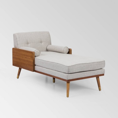 Mid century on sale chaise lounge