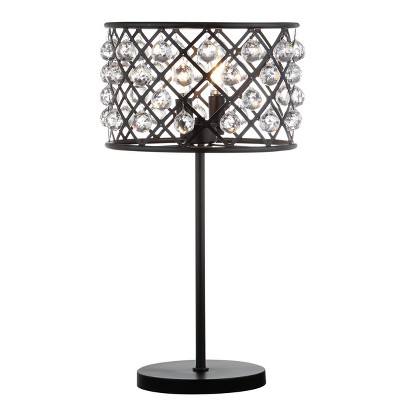 JONATHAN Y GabrielleMetal/Crystal LED Table Lamp