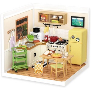 Rolife Happy Meals Kitchen DIY Miniature Plastic House Building